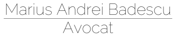 Marius Andrei Bădescu Avocat